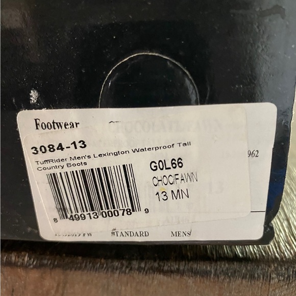 Men’s Tuff Rider Riding Boots Leather Size 13 Brand new in box - Picture 2 of 4